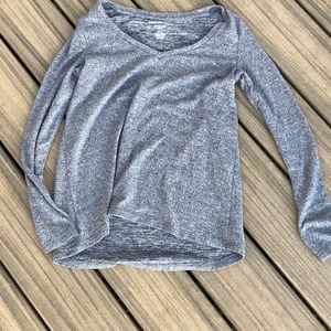 A soft long sleeve v-neck top